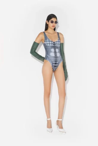 Re-Edition – the Black & White Dots Swimsuit