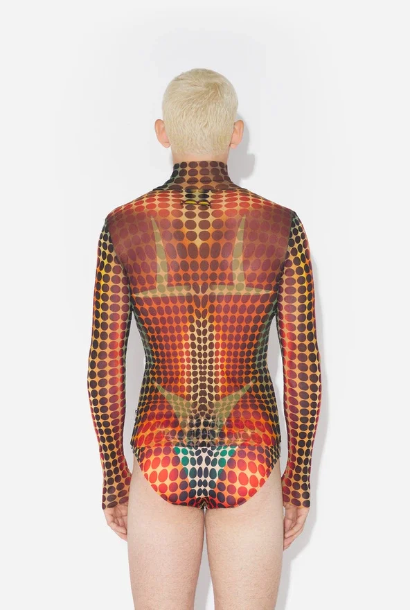 Re-Edition – the Brown Dots Mesh Top Re-Edition – the Brown Dots Mesh Top