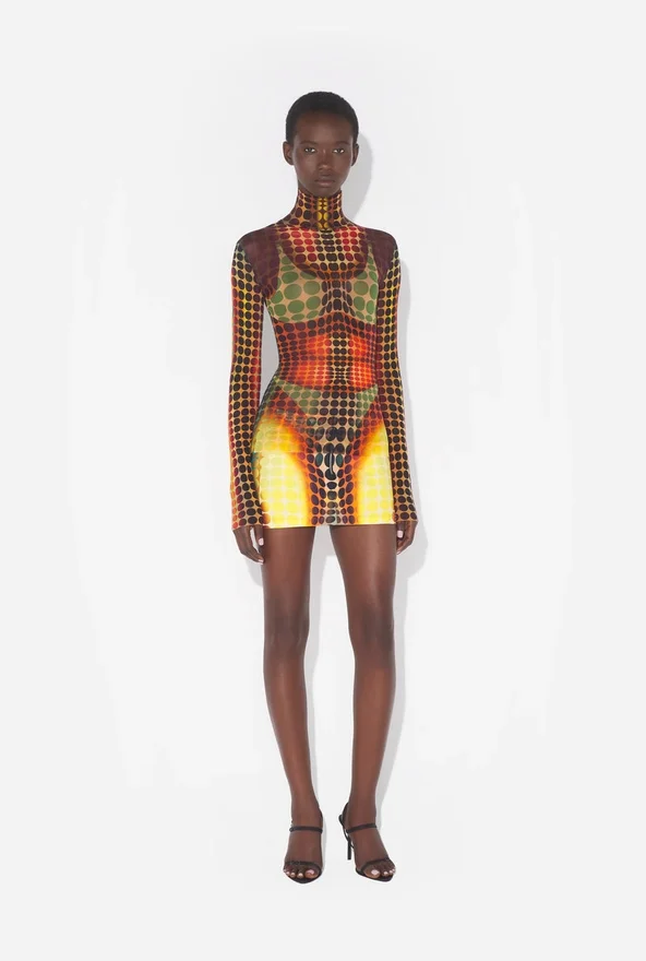 Re-Edition – the Brown Dots Mesh Top Re-Edition – the Brown Dots Mesh Top