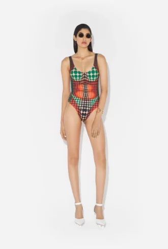 Re-Edition – the Brown Dots Swimsuit