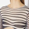 Re-Edition – the Navy Blue Body Morphing Crop Top Re-Edition – the Navy Blue Body Morphing Crop Top