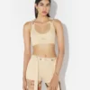 The Beige Gaultier Patch Bra The Beige Gaultier Patch Bra