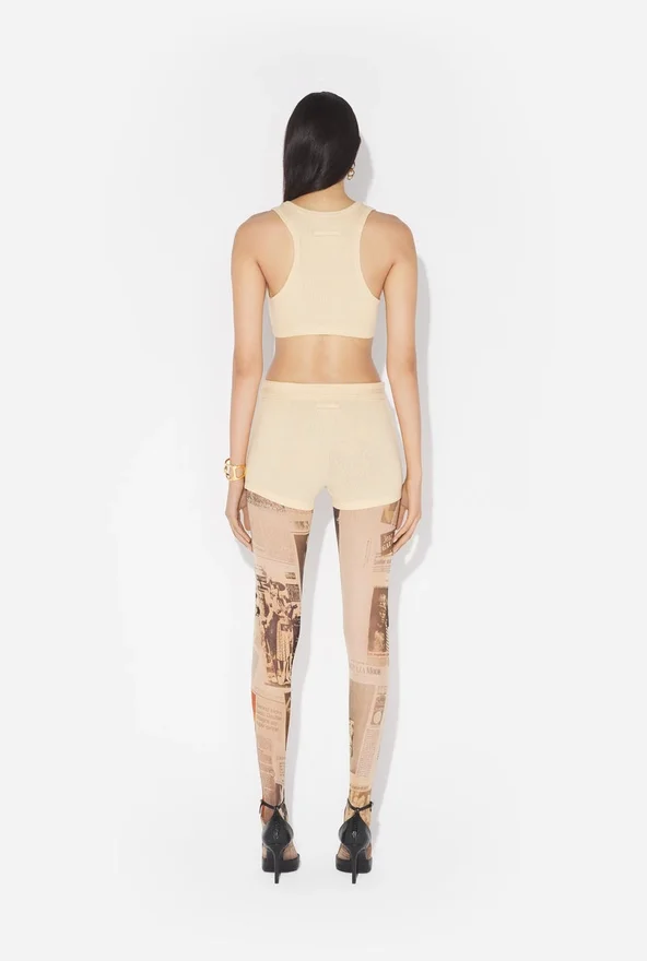 The Beige Gaultier Patch Bra The Beige Gaultier Patch Bra