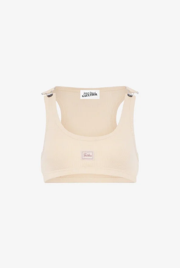 The Beige Gaultier Patch Bra The Beige Gaultier Patch Bra