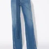 The Belted Denim Jeans