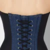 The Bi-Material Denim Corset