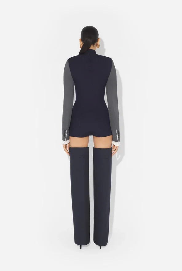 The Bi-Material Suit Bodysuit The Bi-Material Suit Bodysuit