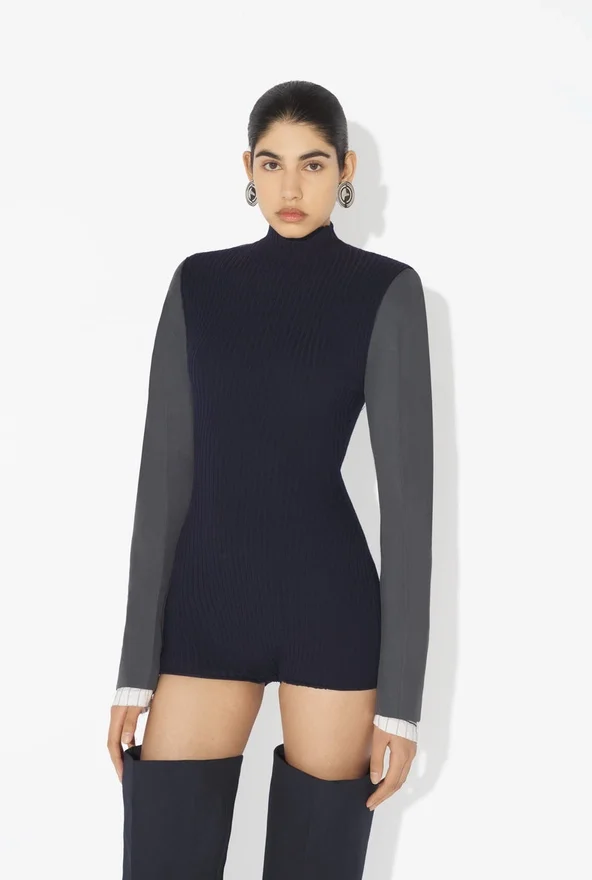 The Bi-Material Suit Bodysuit The Bi-Material Suit Bodysuit