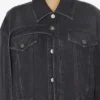 The Black Denim Strap Jacket