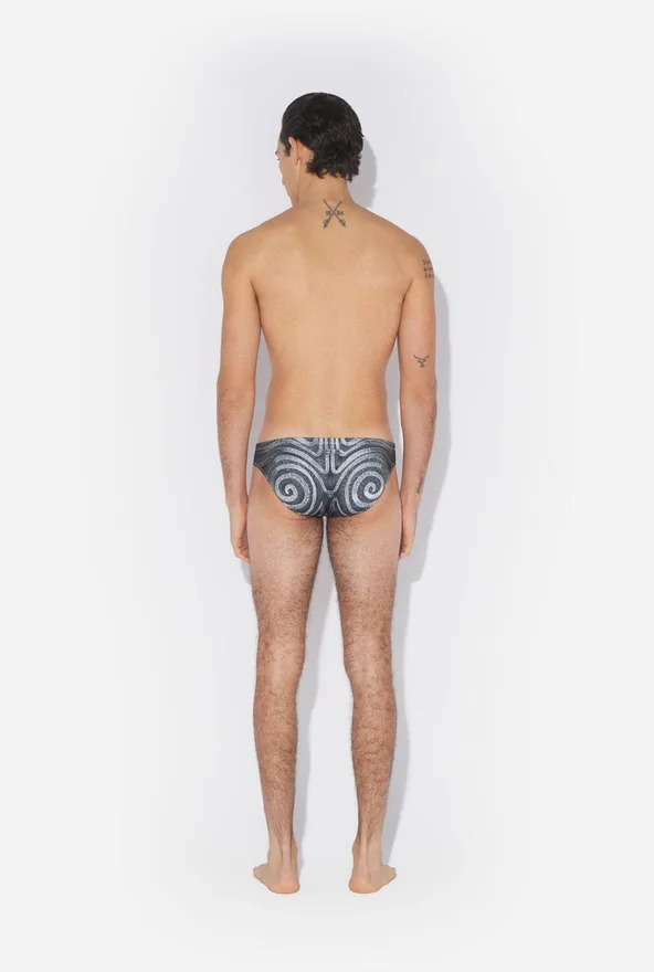 The Black Spiral Swim Briefs The Black Spiral Swim Briefs