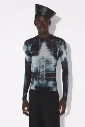 The Black Squeletor Top