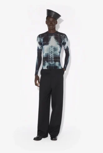 The Black Squeletor Top