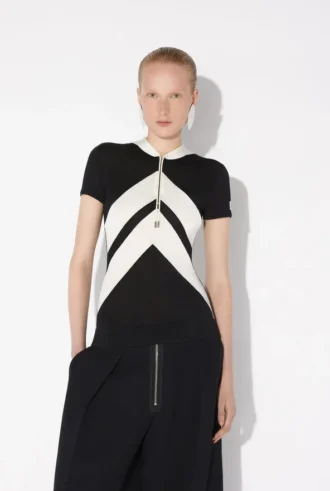 The Black T-Shirt with Chevrons