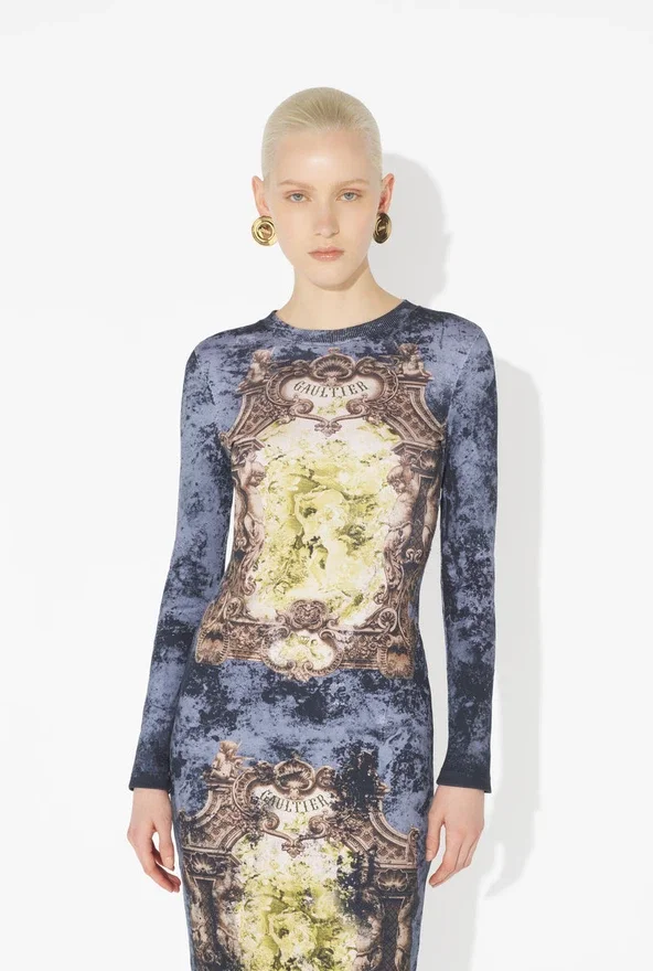 The Blue Cotton Madaillon Dress The Blue Cotton Madaillon Dress