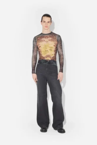 The Blue Madaillon Top