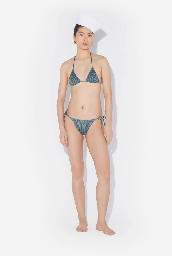 The Blue Spiral Bikini Bottom The Blue Spiral Bikini Bottom