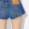 The Buttoned Blue Denim Shorts The Buttoned Blue Denim Shorts