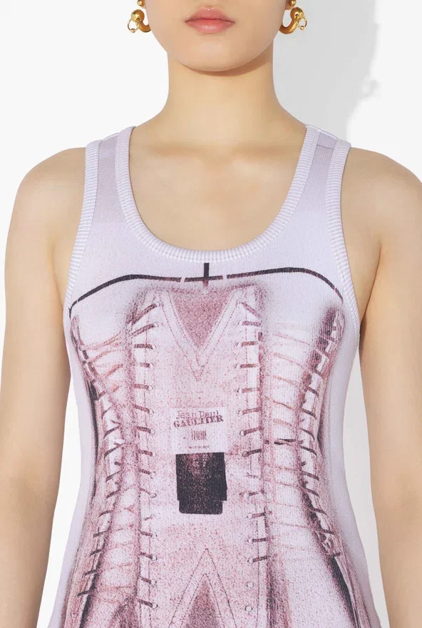 The Corset Trompe-L’œIl Knit Dress The Corset Trompe-L’œIl Knit Dress