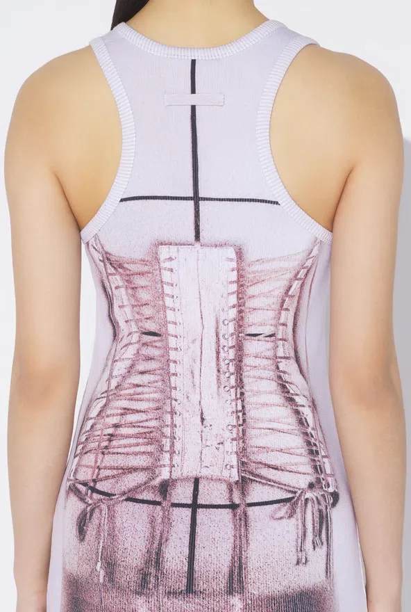 The Corset Trompe-L’œIl Knit Dress The Corset Trompe-L’œIl Knit Dress