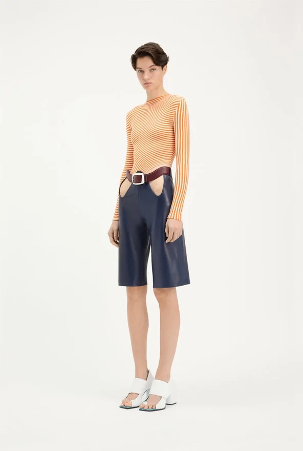 The Cut-Out Bermuda Shorts The Cut-Out Bermuda Shorts