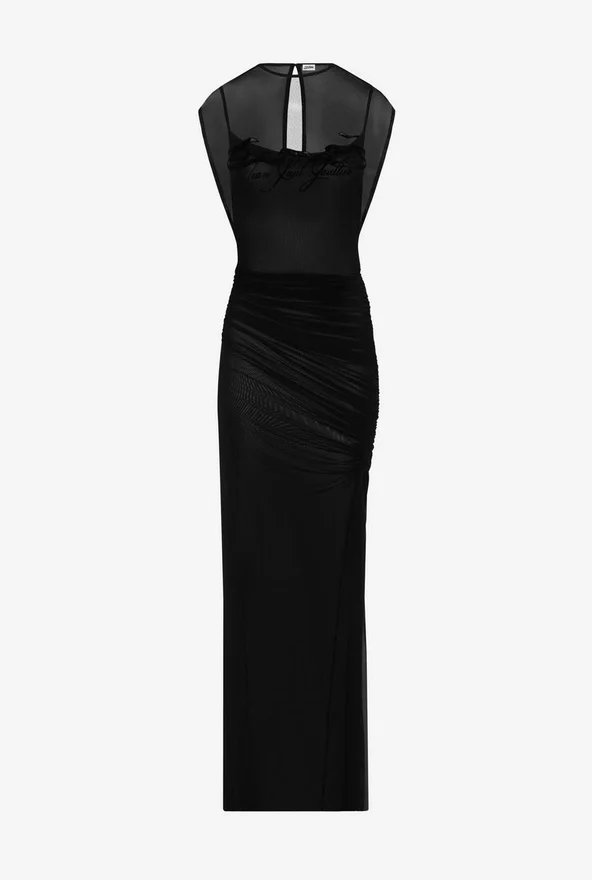 The Flocked Tattoo Ruban Dress The Flocked Tattoo Ruban Dress