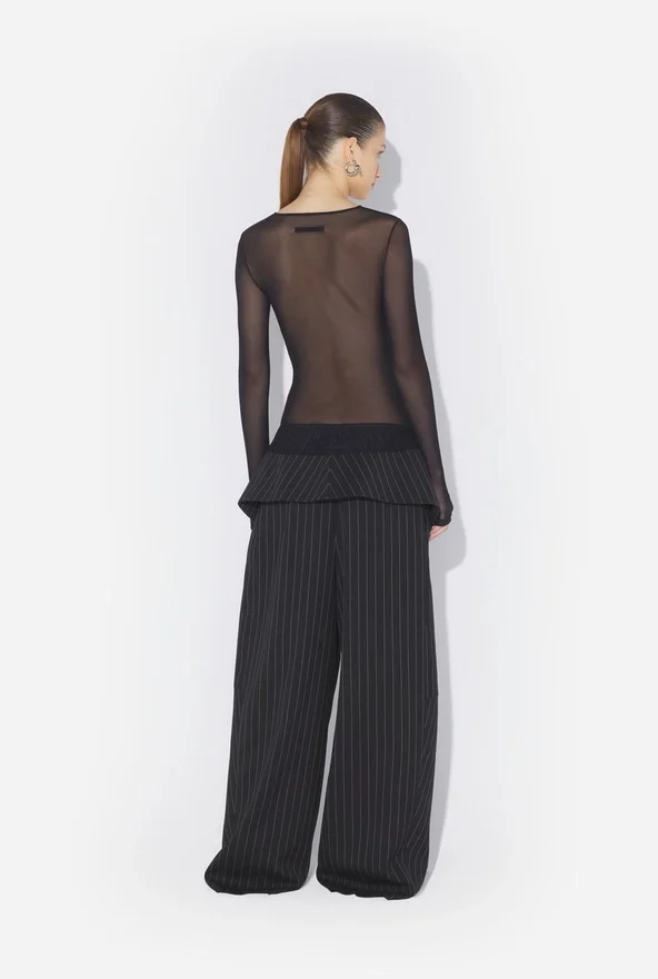 The Flocked Tattoo Ruban Top The Flocked Tattoo Ruban Top