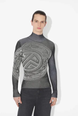 The Gray Laurel Stamp Sweater The Gray Laurel Stamp Sweater