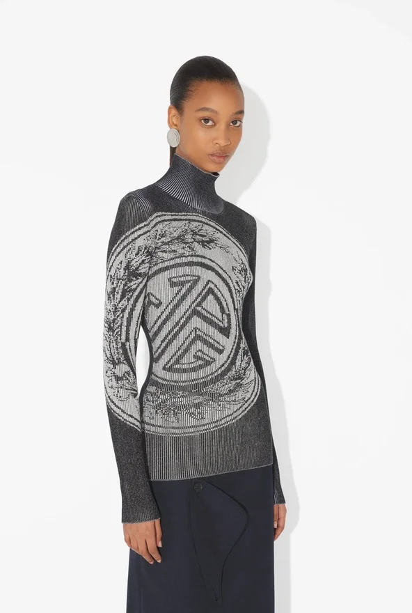 The Gray Laurel Stamp Sweater The Gray Laurel Stamp Sweater