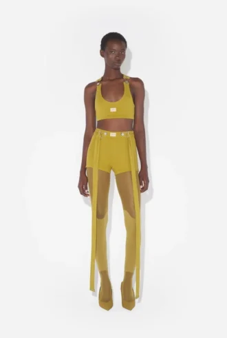 The Green Gaultier Patch Bra The Green Gaultier Patch Bra