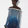 The Long 3D Striped Dress The Long 3D Striped Dress