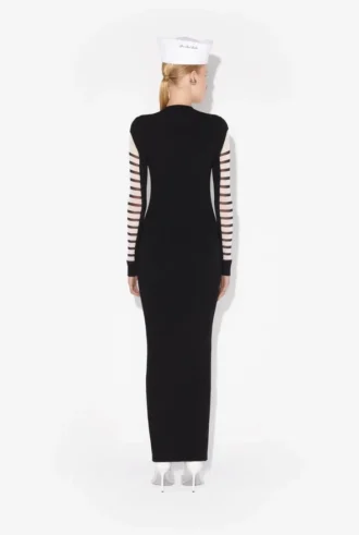 The Long Bi-Material Mariniare Dress The Long Bi-Material Mariniare Dress