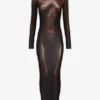 The Long Bronze Body Dust Dress The Long Bronze Body Dust Dress