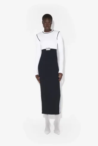 The Long Color-Block Dress