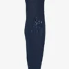 The Long Navy Embroidered Dress