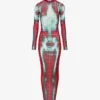 The Long Red Squeletor Dress