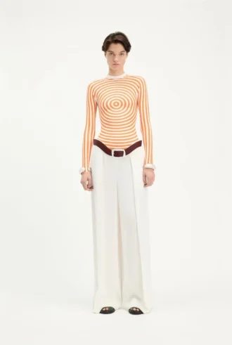 The Orange Target Top
