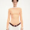 The Orange Target Top
