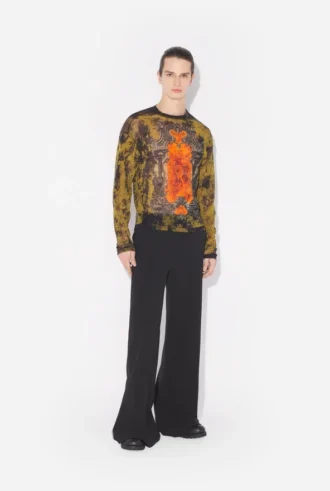 The Oversized Khaki Madaillon Top