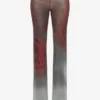 The Red Blurry Roses Pants