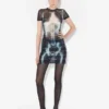 The Short Black Squeletor Dress