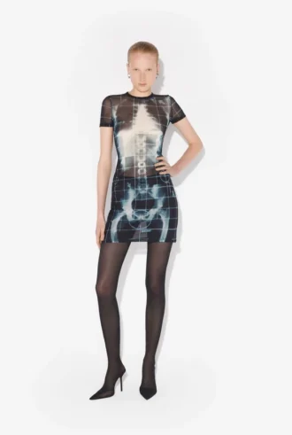 The Short Black Squeletor Dress