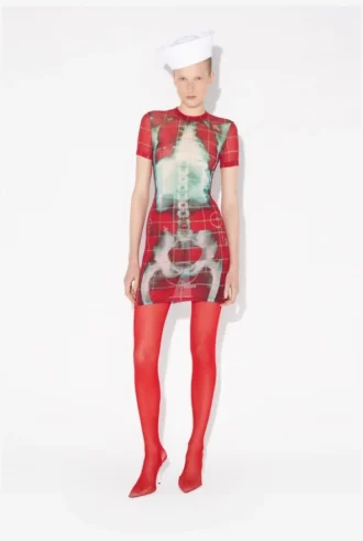 The Short Red Squeletor Dress