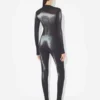 The Silver Body Dust Bodysuit The Silver Body Dust Bodysuit