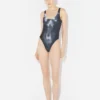 The Silver Body Dust Swimsuit