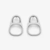The Silver-Toned Ring-Pull Earrings