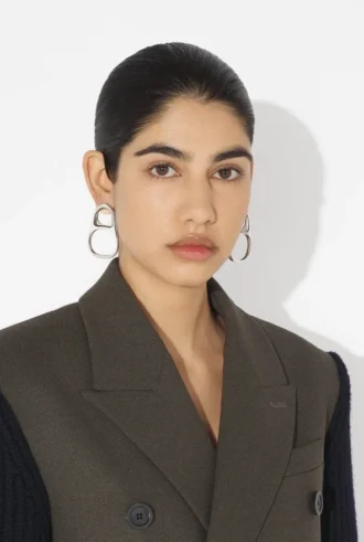 The Silver-Toned Ring-Pull Earrings