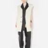 The Sleeveless Vanilla Suit Jacket