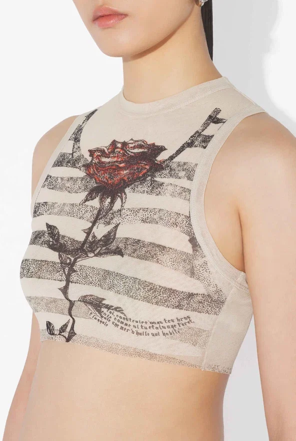 The Tattoo Mariniare Crop Top The Tattoo Mariniare Crop Top