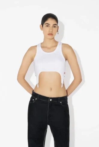 The White Garter Bra The White Garter Bra