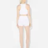 The White Garter Mini-Shorts The White Garter Mini-Shorts